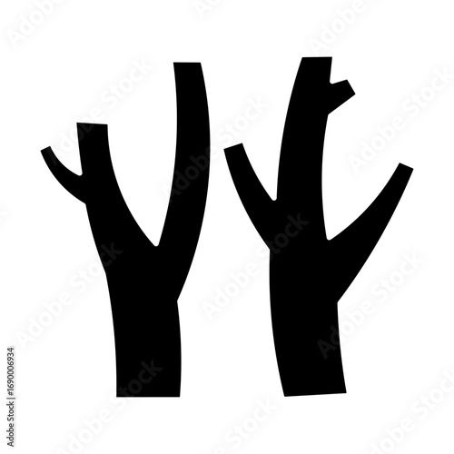 Wood icon design 