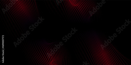Image of spots and shapes on black background. global business and digital interface concept digitally generated image. Eps10