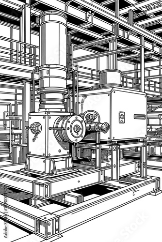 industrial plant in factory