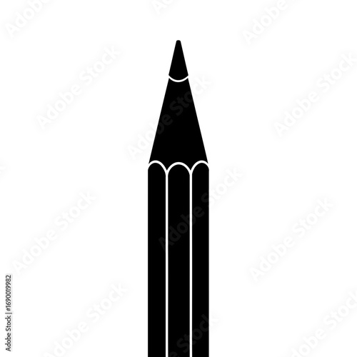 black and white pencil