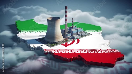 Iran Nuclear Plant on Map
