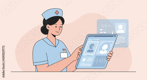 doctor with stethoscope and clipboard