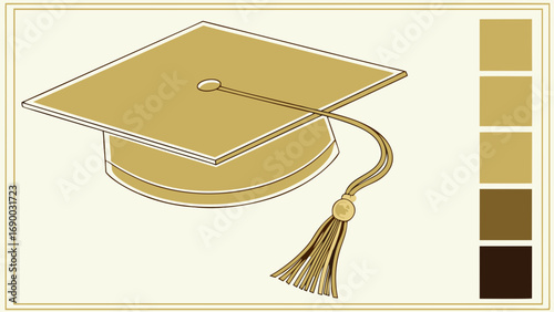Graduation cap academic hat mortarboard tassel education achievement success ceremony diploma degree graduation ceremony commencement college university school learning knowledge wisdom scholarly aca.