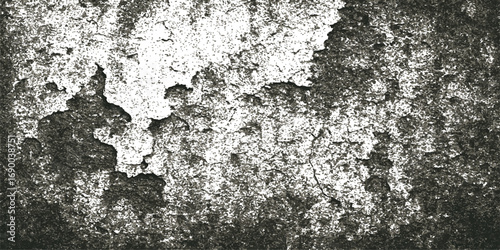 Gritty, gray grunge concrete wall with rough and dirty textured surface for a background