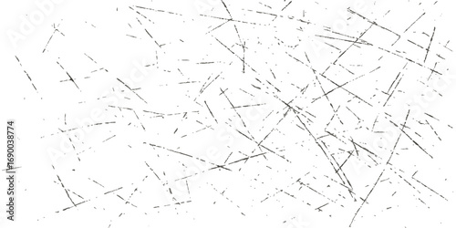 Vintage abstract black and white texture with an old grunge scratch surface pattern on paper