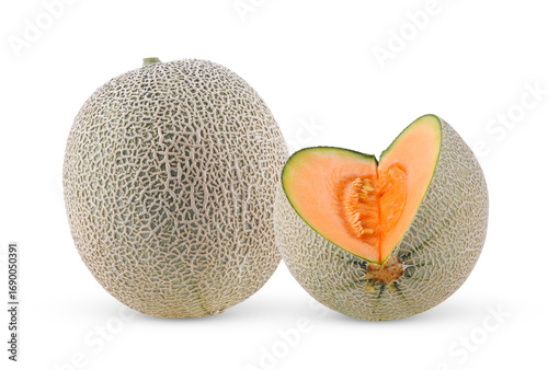 Melon isolated on transparent png