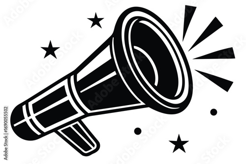 noise maker vector icon