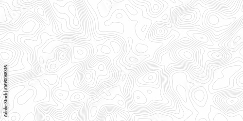 Abstract minimal The pattern discovery vector topo map creative discovery White wave grid stripe line map topography. vector geographic contour mounted map background.	