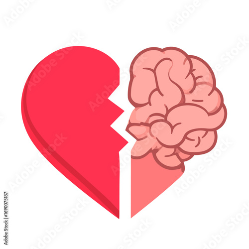 Broken Heart and Brain, Emotional Distress, Mental Health, Relationship Issues, Psychological Impact.