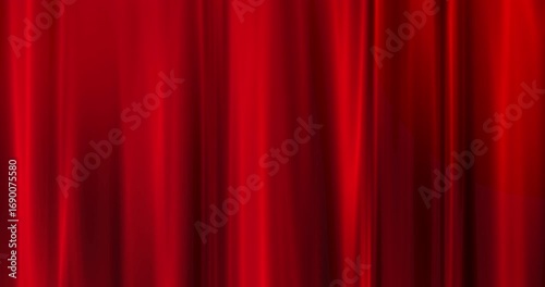 Red Theater Curtain Background with Dramatic Lighting(endless loop）
