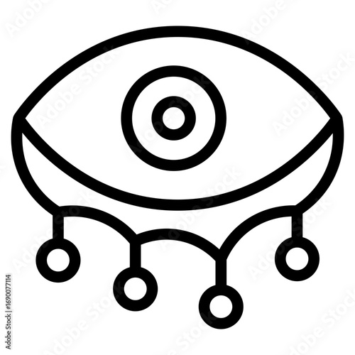 eye with bloods icon