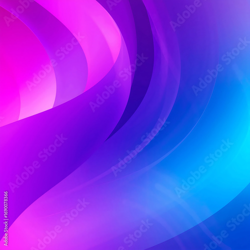 Neon Purple to Blue Gradient Background