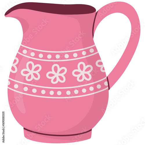 Wallpaper Mural pink jug cartoon illustration  Torontodigital.ca