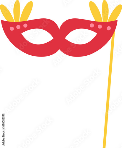 carnival mask vector illustration