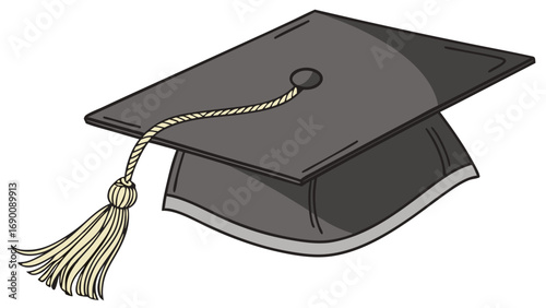 Graduation cap academic hat mortarboard tassel graduation ceremony education achievement success learning knowledge university college school degree diploma celebration commencement ceremony scholarl.