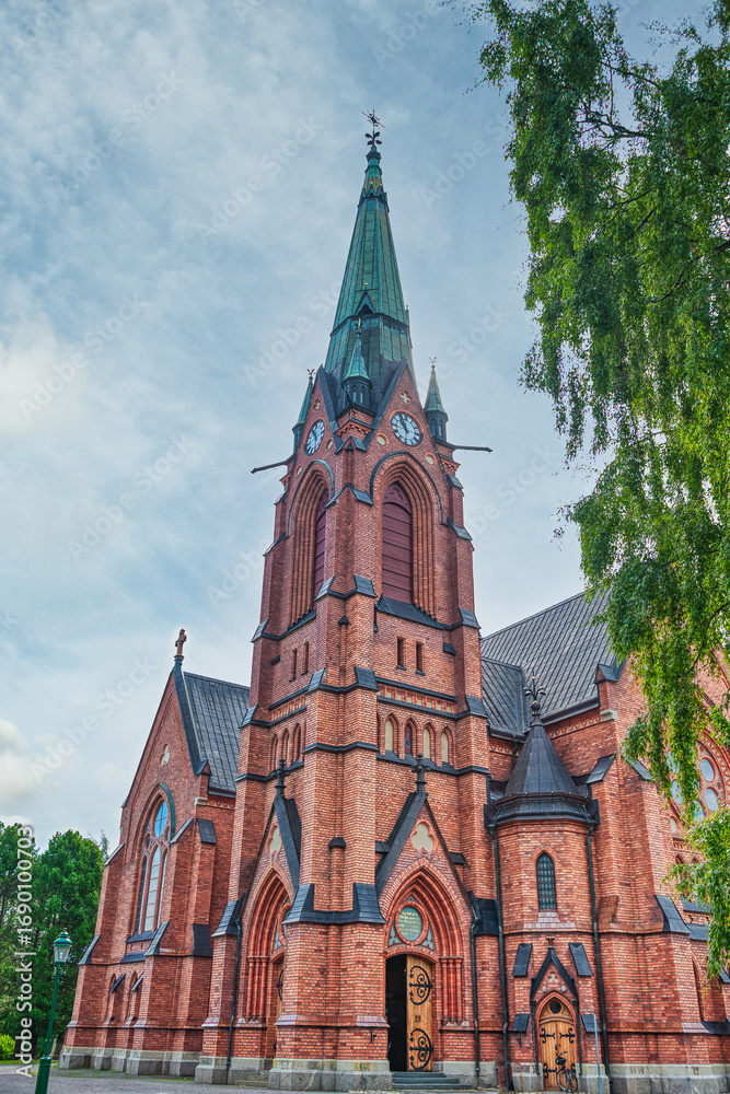 Fototapeta premium Umea is the capital of the province of Vasterbotten, Sweden.
