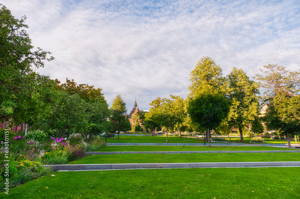 Fototapeta premium Umea is the capital of the province of Vasterbotten, Sweden.