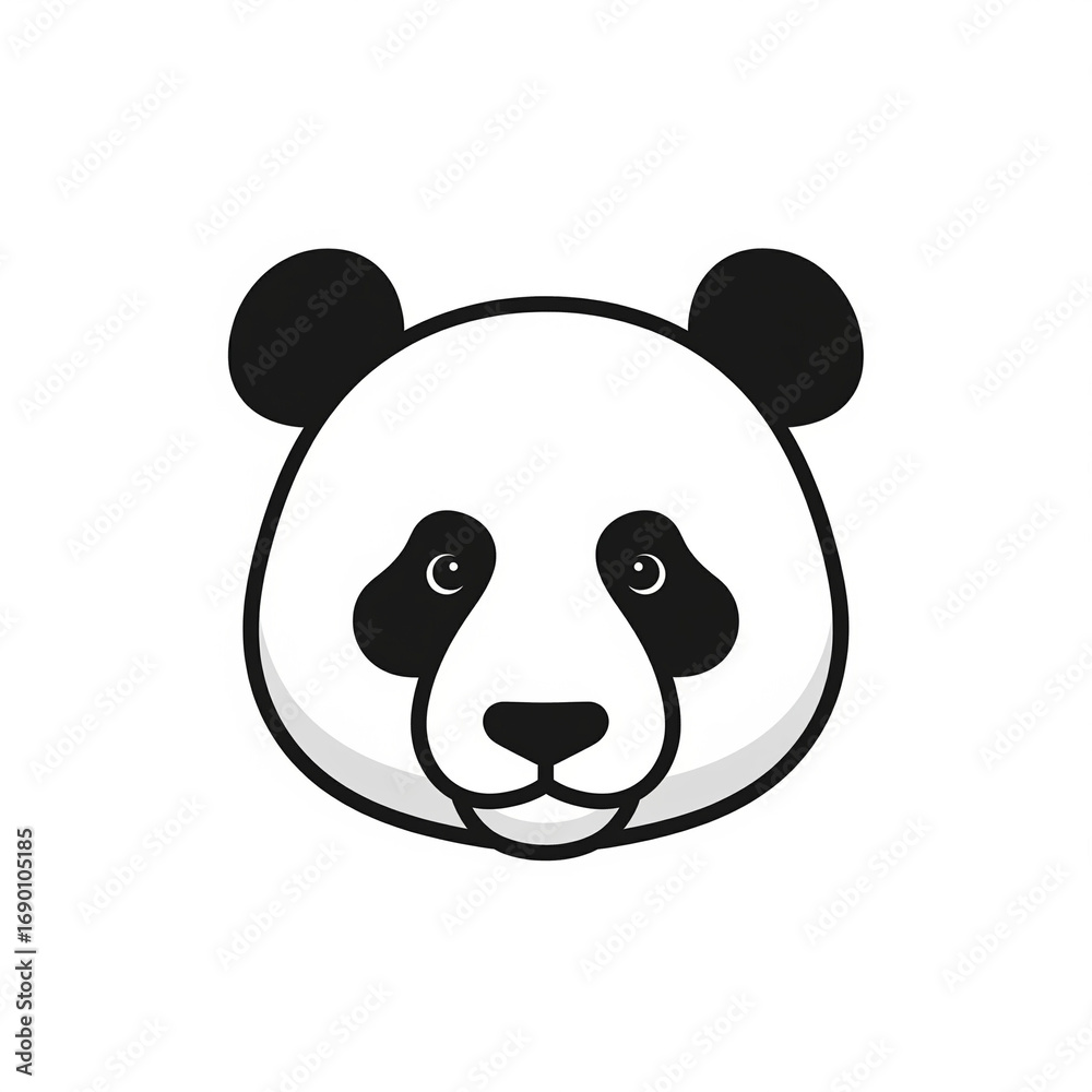 Fototapeta premium panda bear cartoon