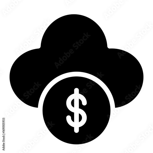 money cloud icon