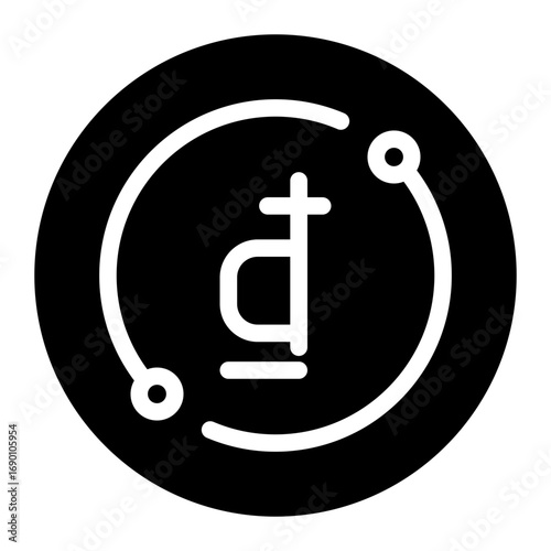 money coin icon, token coin icon