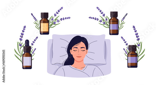 Aromatherapy for sleep essential oils promoting relaxation and restful nights naturally