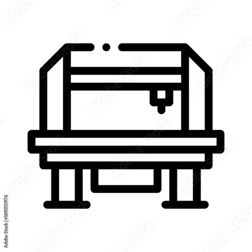 machine line icon