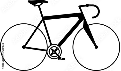 Sleek red and black sport bike vector illustration scalable eps graphic for motorsports enthusiasts