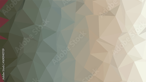Abstract Coral Red Polygon Geometric Background