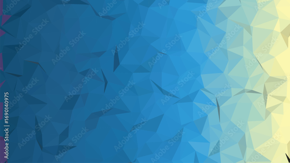 Obraz premium Abstract Cyan Blue Polygon Geometric Background