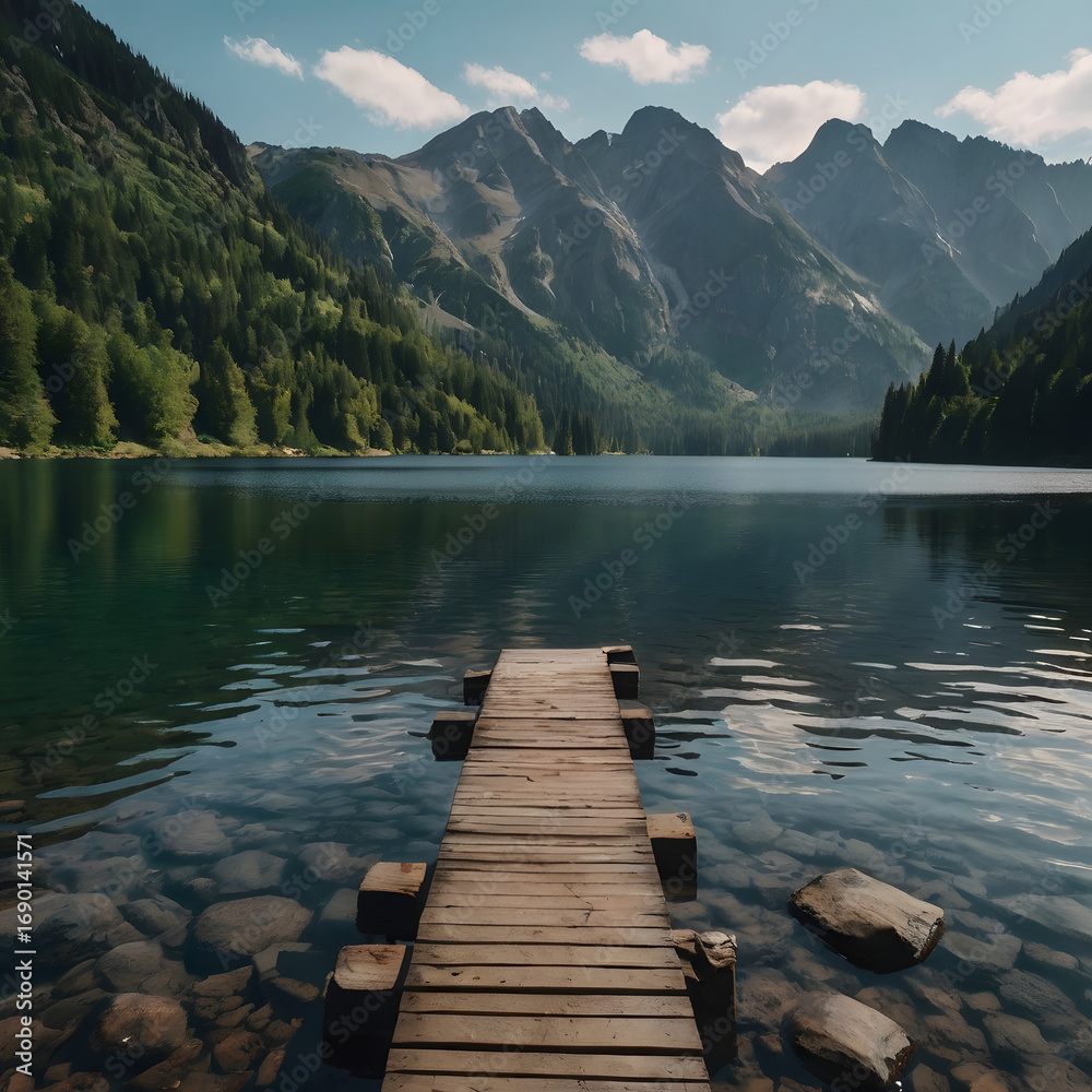 Fototapeta premium LANDSCAPE FOR TREES