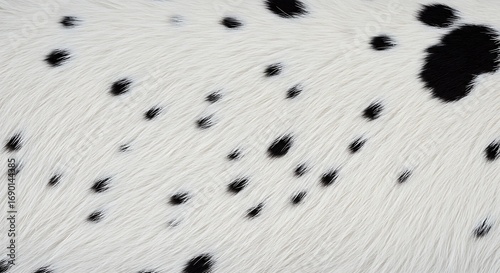 Elegant monochromatic spotted faux fur texture background with stylish visual appeal evokes luxury