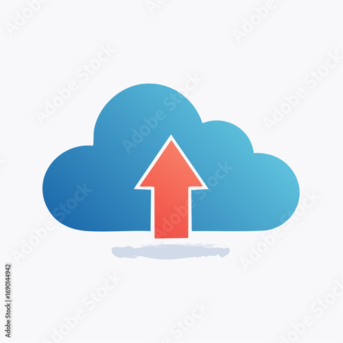Simple Cloud Upload Icon