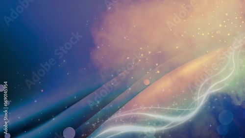 Animated gold bar for presentation