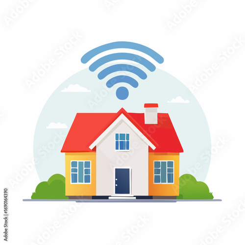 Home With Wifi Connection