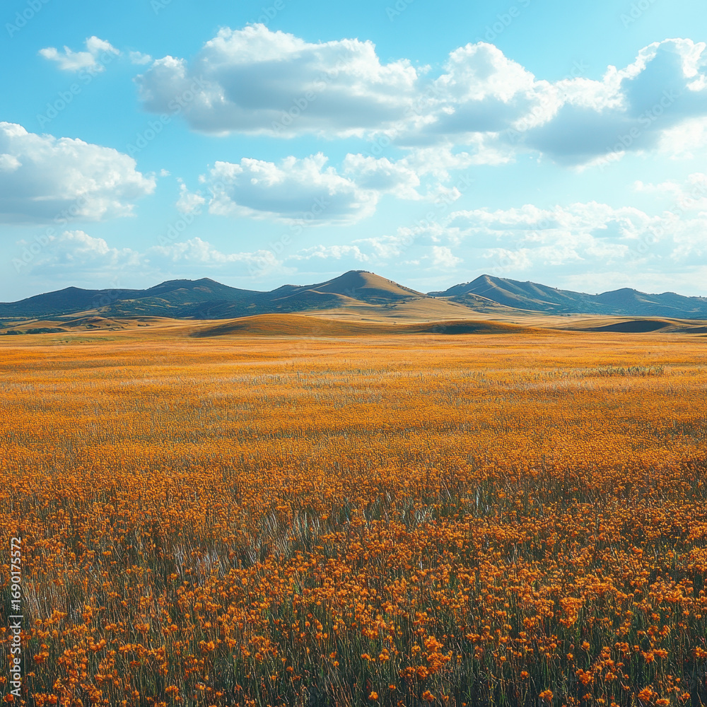 Obraz premium Wildflowers in the Palos field.