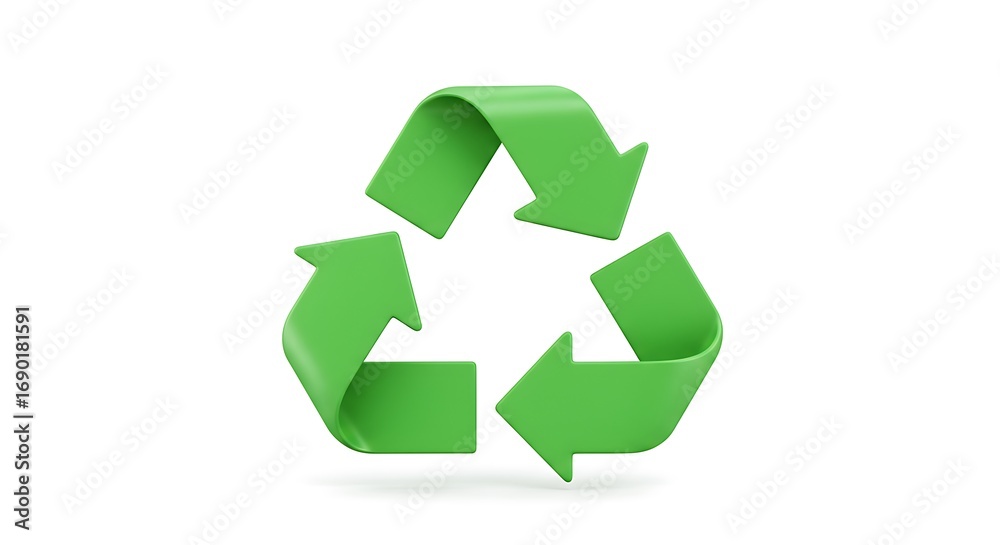 Fototapeta premium Recycling Symbol - Environmental Sustainability Concept.