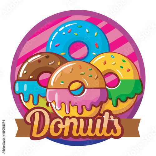 Assorted Donuts with Icing