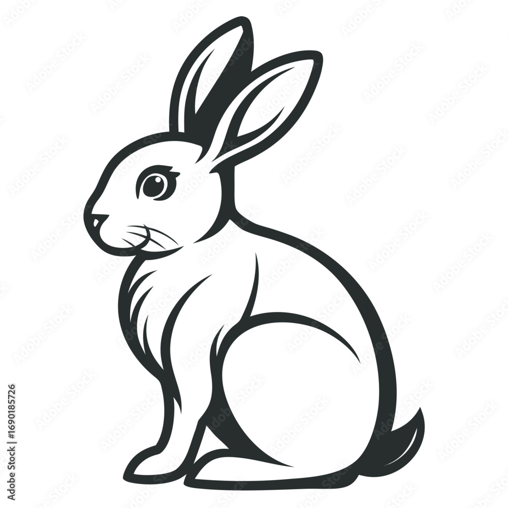 Fototapeta premium Rabbit Illustration