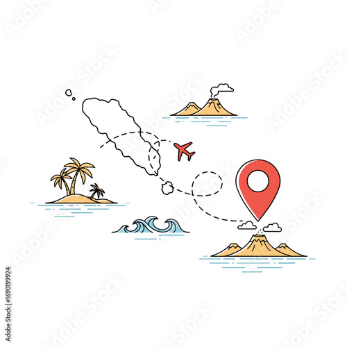 Discovering exotic islands volcanic landscapes tropical beaches and ocean adventures
