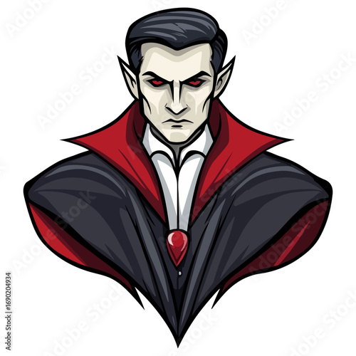 vampire, halloween, costume, festival, vector, transparent background, scary, dark, horror, evil, monster, icon, cloak, dracula