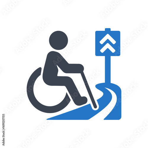 Ramp Access for Wheelchairs icon