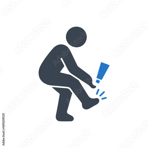 Foot Lotion Application Icon