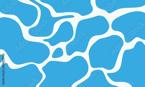 Swimming pool water background isolated with blue color