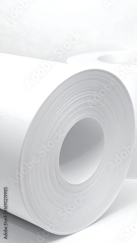 Rolled white material