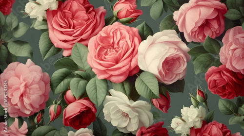 red and white tulips