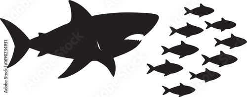 shark vector silhouette