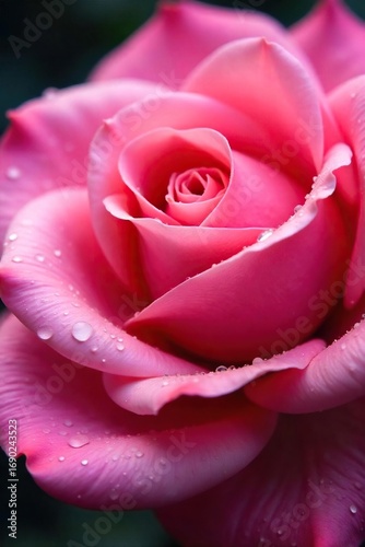 Close-up of smooth, velvety petals, glistening with dew, soft light illuminating their delicate texture, highlighting their sensual curves and inviting touch , blossom, curve, feeling