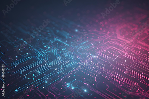 ia generated. circuit board background	
