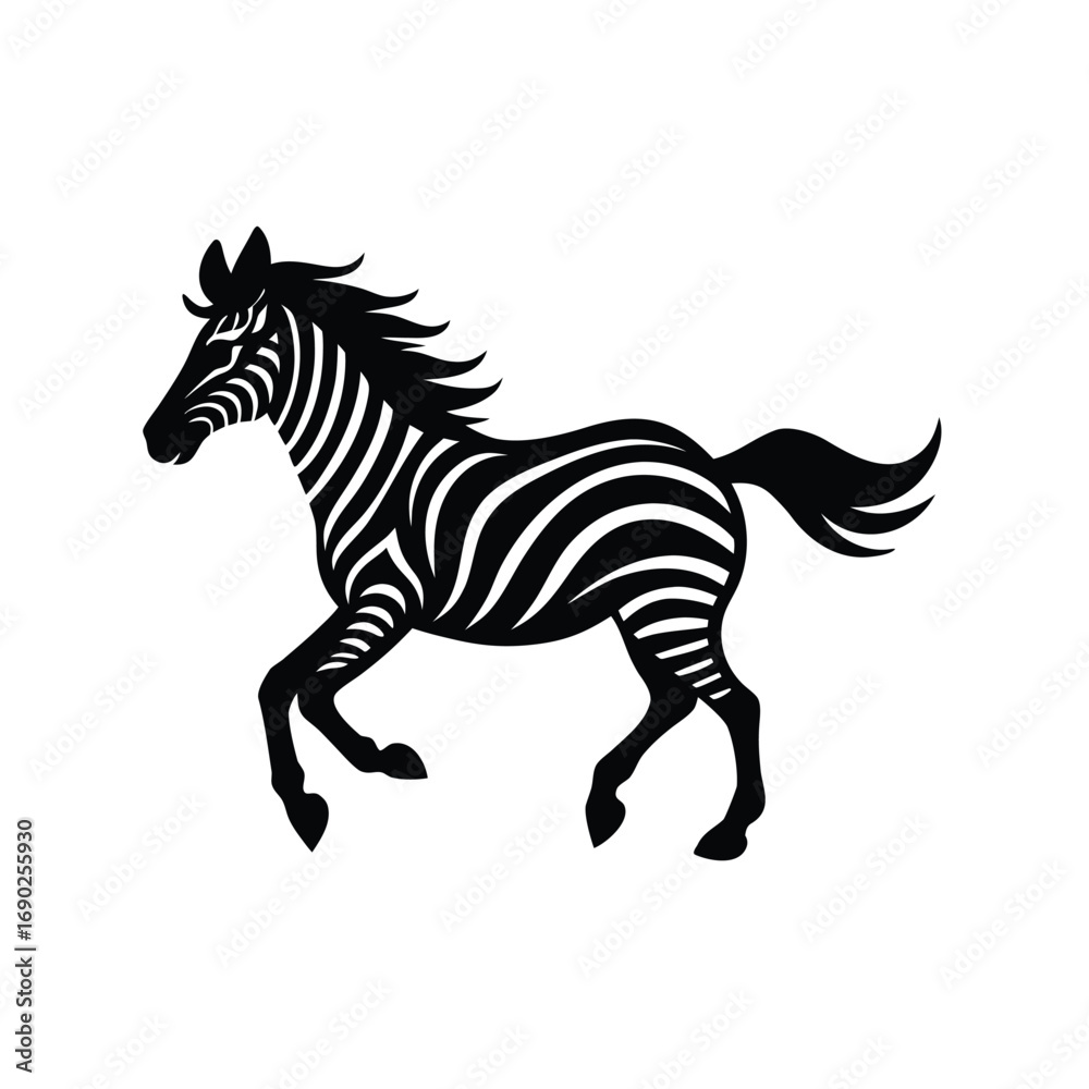 Obraz premium zebra vector illustration