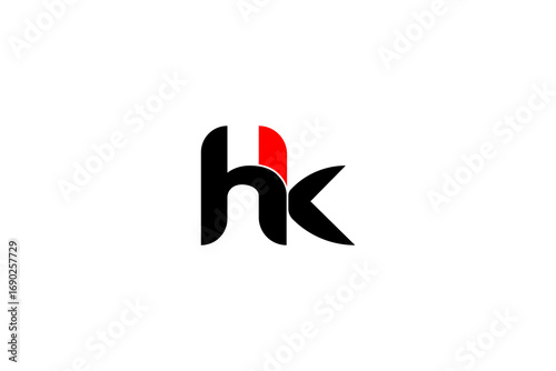 HK Logo Design Vector Template – Modern, Minimalist, Professional Branding for Business & Creatives